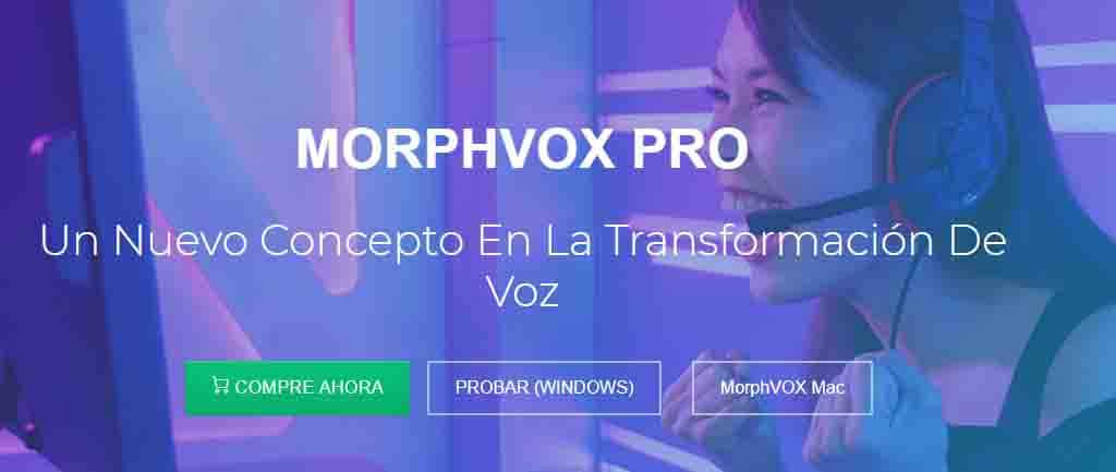Morphvox Pro modulador de voz